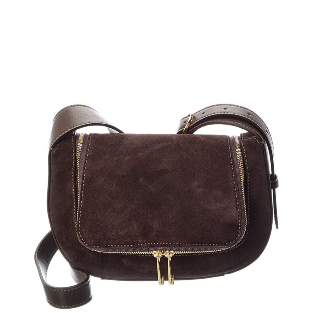 Anya Hindmarch Vere Suede Crossbody, Brown